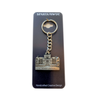 Castle Pewter Key Chain